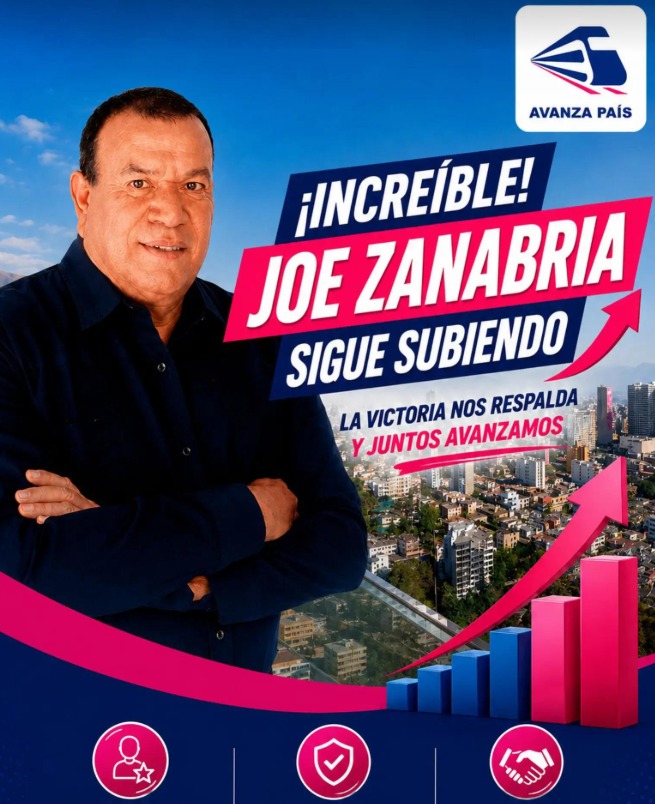 Afiche oficial: Joe Zanabria sigue subiendo, Avanza País